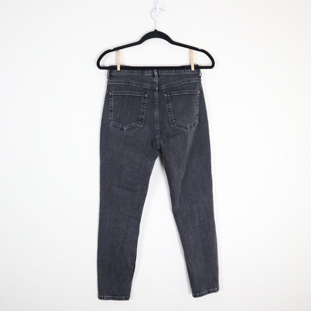 Everlane Size 28 Ankle High Rise Jeans Stretch Denim Gray Skinny Leg - Picture 7 of 9